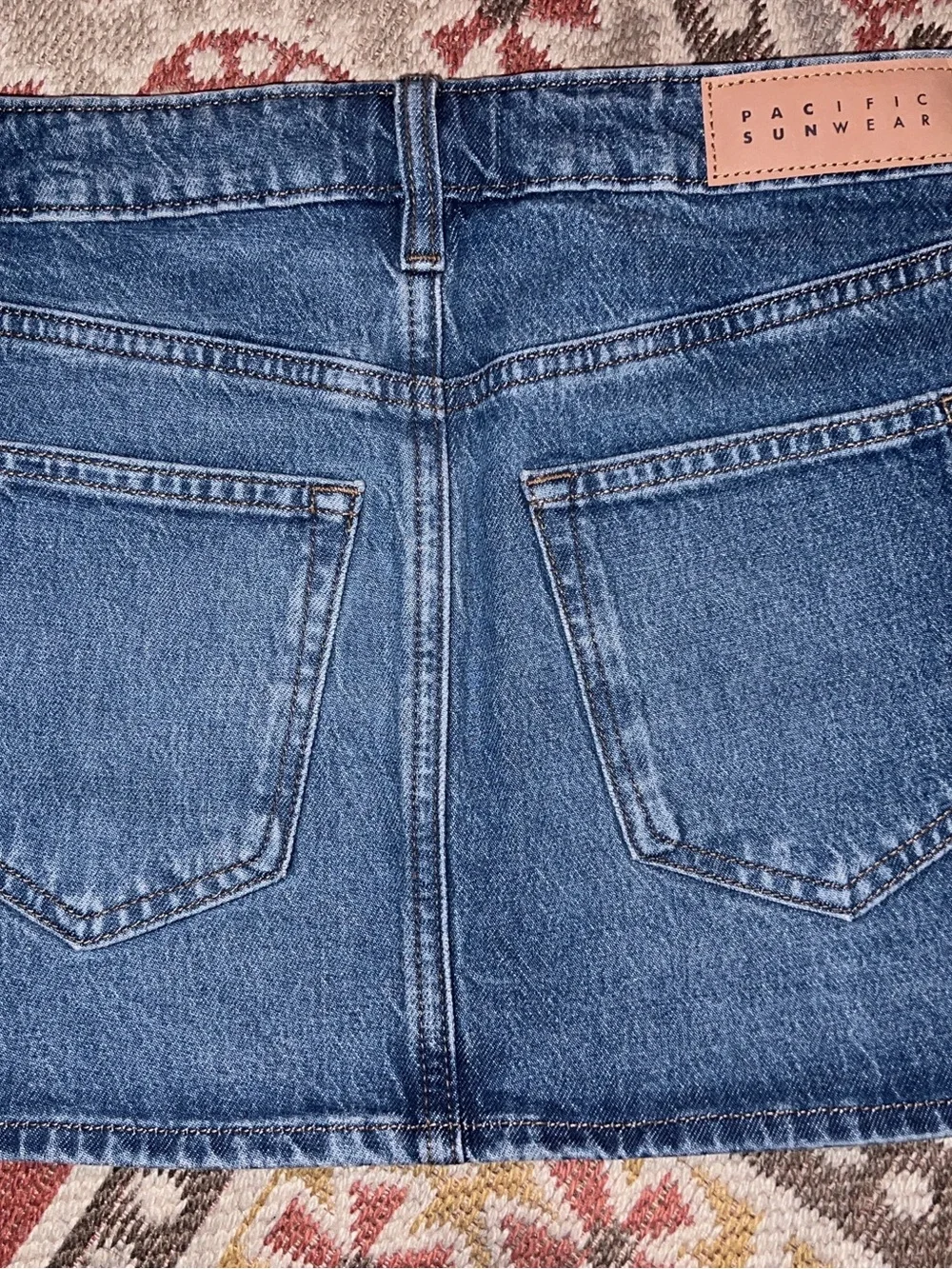 Pacsun denim mini skirt